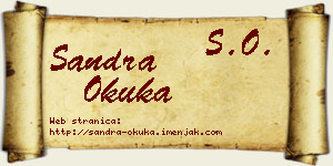 Sandra Okuka vizit kartica